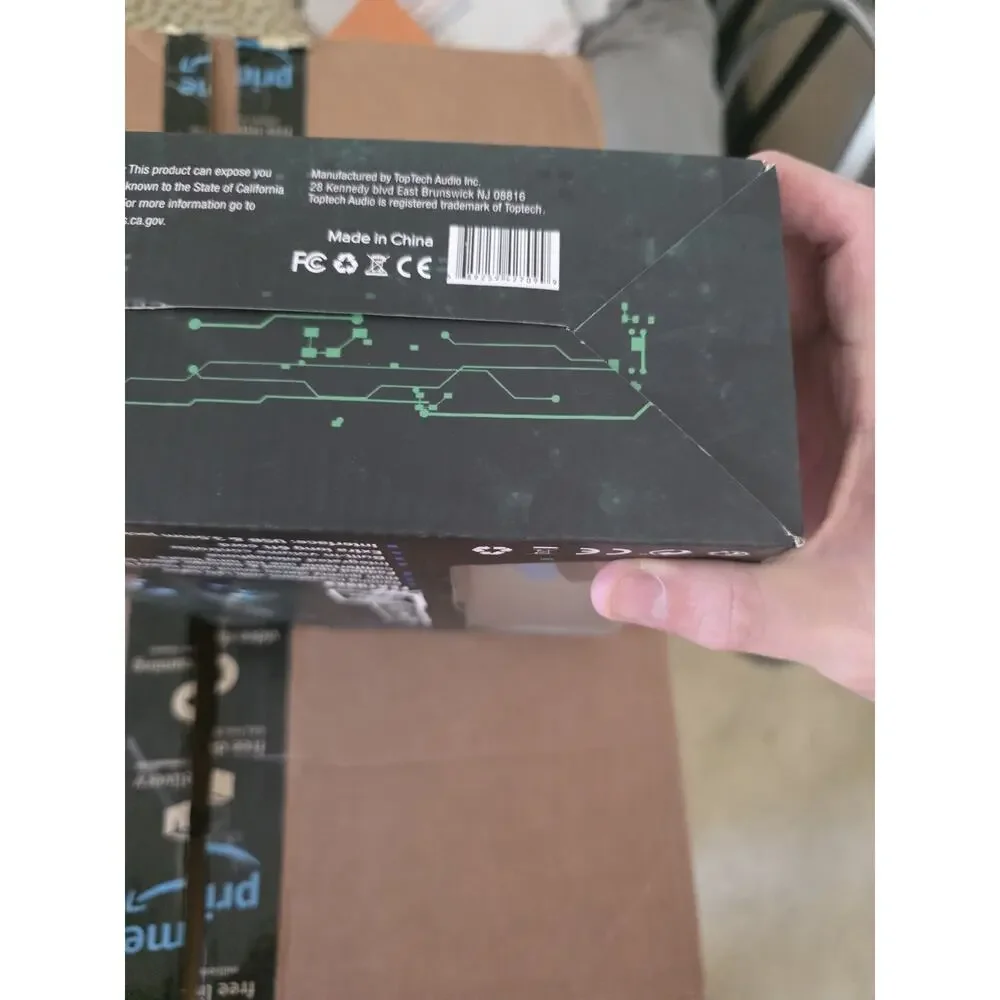 TOPTECH GH10 (BLUE) PS5 Gaming Headphone With Led Lights New In Box